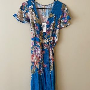 Spell and the gypsy blue skies wrap dress